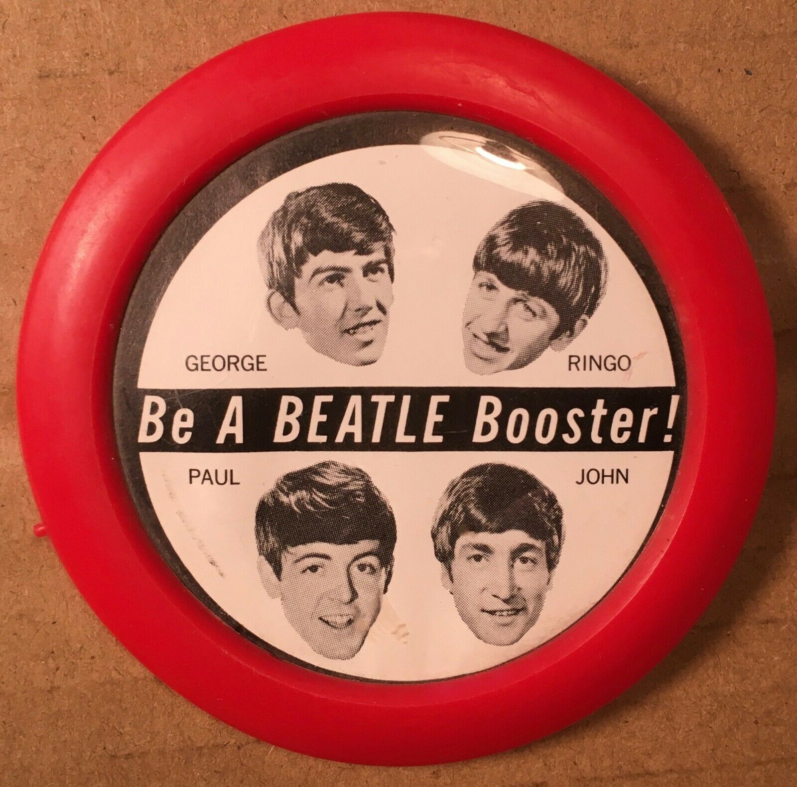 Badge ‘Be A Beatle Booster’ USA