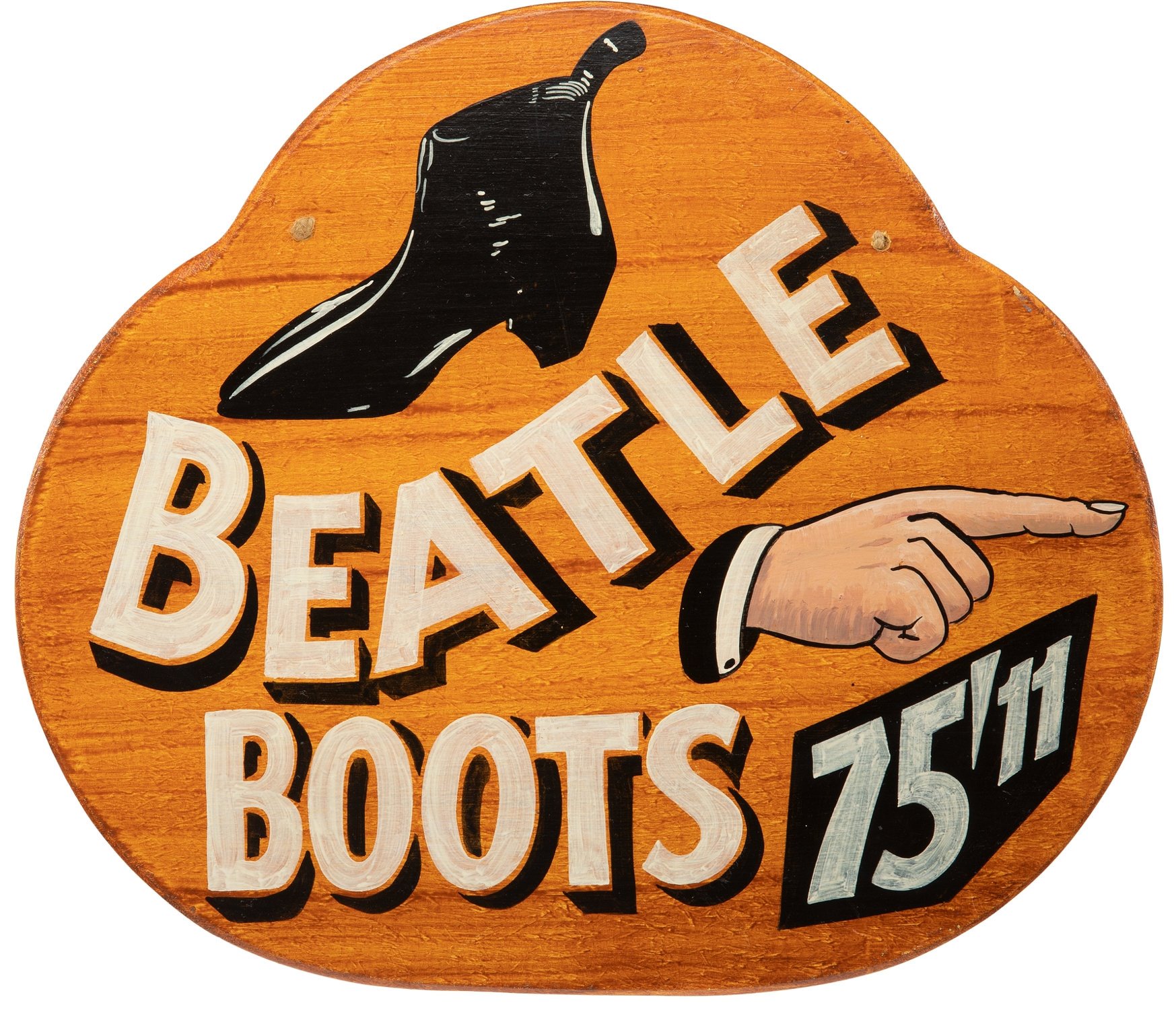 Beatle Boots Sign