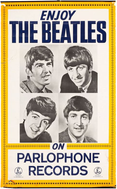 1963 Parlophone Shop Ad UK