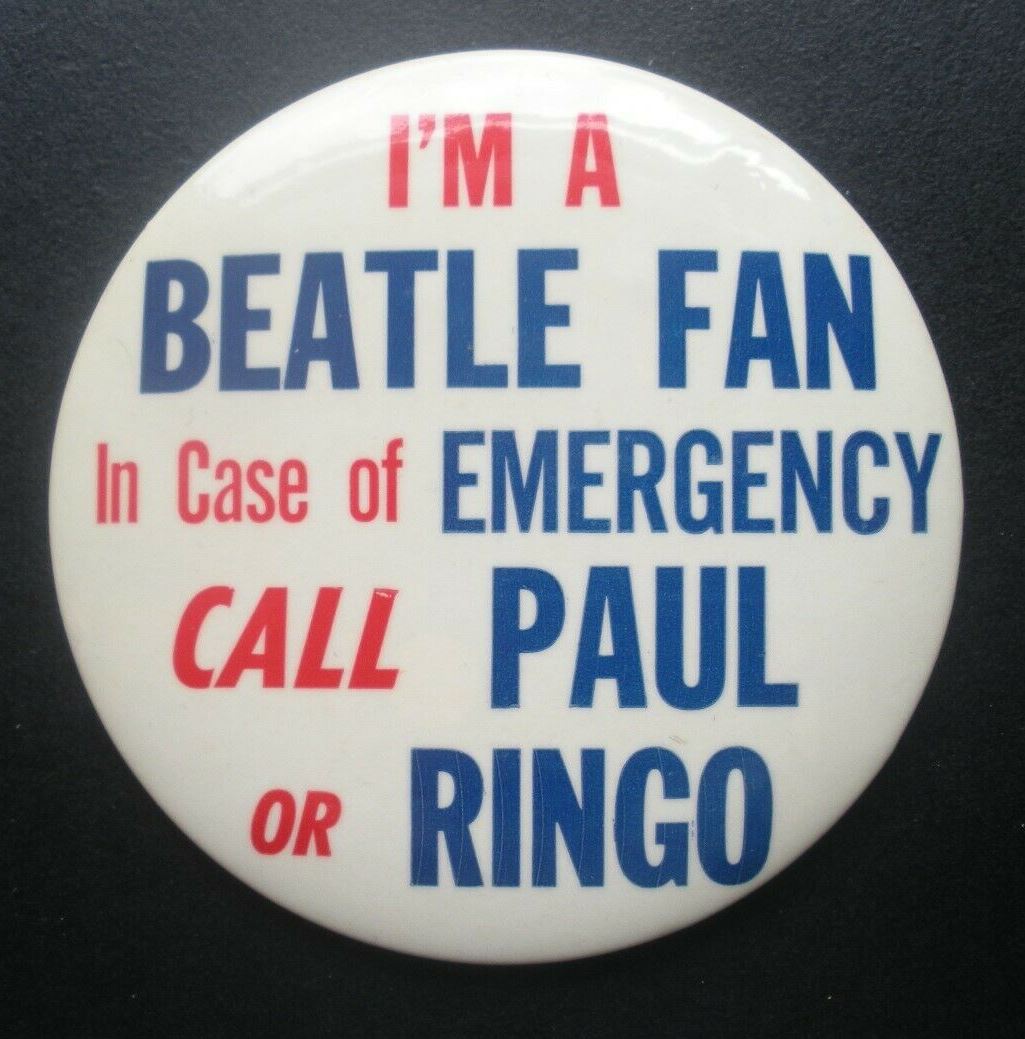 Badge USA I’m A Beatle Fan
