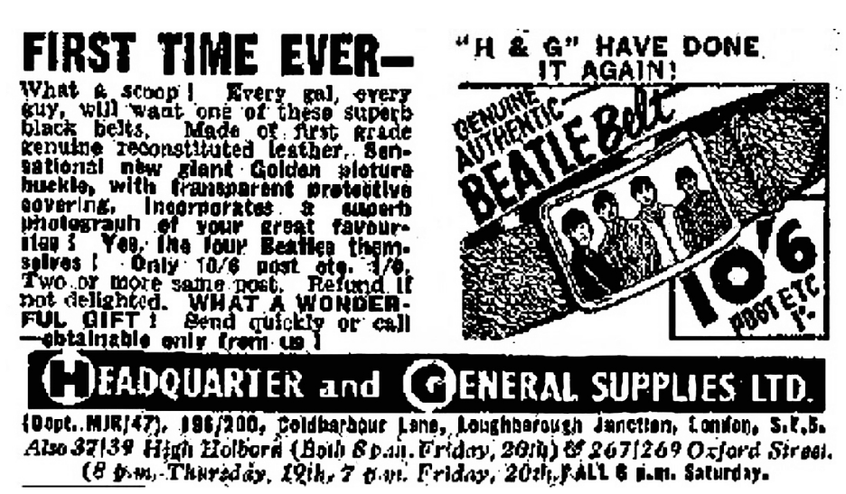 Belt & Buckle Ad UK