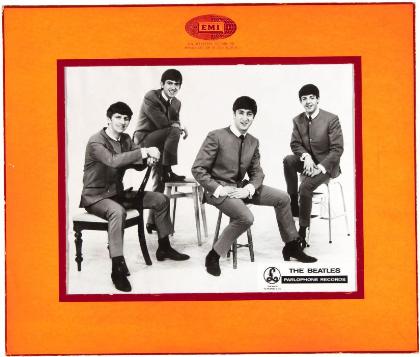 1963 Parlophone Promo Card UK