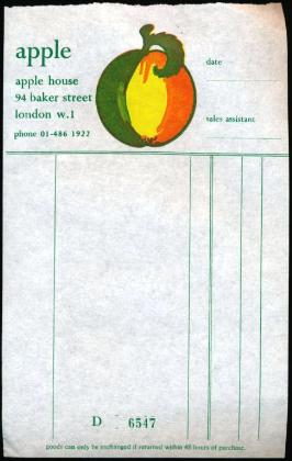 Boutique Receipt