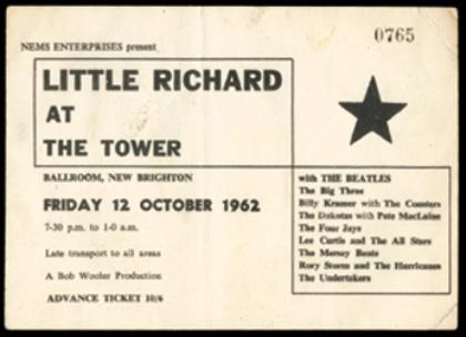 New Brighton Tower Ballroom 12th October 1962