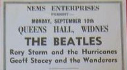 Widnes Queens Hall 10th September 1962